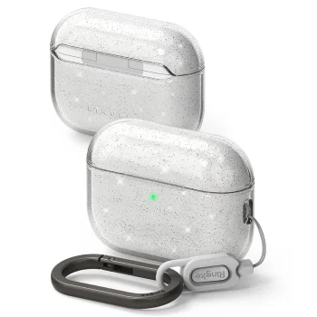 Earbuds Case Ringke Air for AirPods Pro 3, Clear Glitter