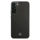 Mercedes Leather Stars Pattern Case for Samsung Galaxy S22+ - Black