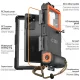 Tech-Protect IPX8 Waterproof Case for 4.7-6.7\" Smartphones, Black/Orange