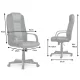 Sofotel 518B Ergonomic Office Chair with Mesh Back, Black