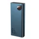 Baseus Adaman power bank 2x USB / 1x USB Type C / 1x micro USB 20000mAh 65W Quick Charge 4.0 Power Delivery blue...
