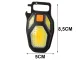 LED COB Keychain Flashlight with Magnet and USB Charging