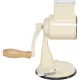 Zassenhaus Classic Manual Drum Grater with 2 Drums, Cream