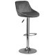 Sofotel Nerra Bar Stools with Backrest, Set of 2, Grey