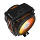 Darkflash E400 PLUS Active CPU Cooler, Black