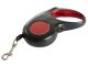 Strong automatic retractable dog leash with lock, 5m, up to 15kg, red
