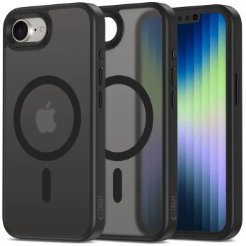 Tech-Protect MagMat MagSafe Case for iPhone 16e / 17e, Matte Black