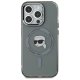 Karl Lagerfeld iPhone 15 Pro Max Case IML Metal Karl Head MagSafe, Black