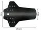 Universal MTB Bike Mudguard Set Front and Rear for 24–28 Inch Wheels, Black