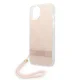 Guess 4G Print Strap Case for iPhone 14 Plus, Pink