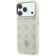 Guess Peony 4G Small Logo MagSafe Case for iPhone 17 Pro / 18 Pro - Beige