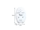 Portable Ultrasonic Mosquito Insect (Ticks, Wasps, etc.) Repeller Keychain