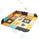 Kids Educational EVA Foam Puzzle Play Mat Animals 114x114 cm, 25 pcs