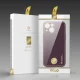 Dux Ducis Yolo iPhone 14 Plus Faux Leather Case, Purple