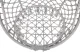 XXL \"Stork\'s Nest\" Swing with Cushion for Garden Terrace or Balcony, Gray