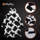 Ruhhy 26538 Blanket Hoodie with Hood Black and White XXL (Oversize)