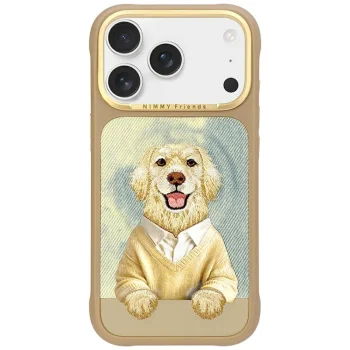 Nimmy Gentle Pets MagSafe Phone Case Cover iPhone 17 Pro Max - Brown Dog Design