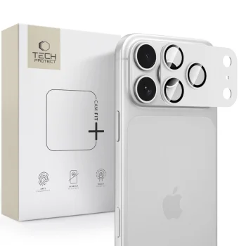 Tech-Protect Camfull Fit+ Camera Screen Protector for iPhone 18 Pro Max - Silver