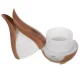 Ruhhy 00024610 Ultrasonic Air Humidifier and Aroma Diffuser, 200 ml, Beige / Brown