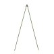 Plant support stakes for tomatoes, cucumbers, flowers, 120 cm, 10 pcs, green