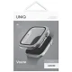 Uniq Voute Tempered Glass Case for Apple Watch 10/11 42mm Silver