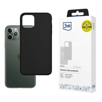 3mk Matt Case for Apple iPhone 12 / 12 Pro, Black