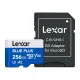 Lexar microSDXC Memory Card 256GB BLUE PLUS UHS-I V30 A2 LMSBLPL256G-BNANG