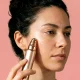Marielle MMOW Sonic Eye Massager with Vibration and Cooling Roller Ball, Gold