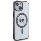 Karl Lagerfeld iPhone 15 Plus Case IML Karl`s Head MagSafe, Transparent