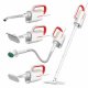 Deerma ZQ61 Multifunctional Steammer with 5 Interchangeable Brushes, White