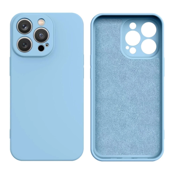 Apple iPhone 16e / 17e / SE (2025) 6.1'' Matt Silicone Color Case Cover, Blue