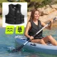 TSUNAMI Hydrox Pro 50 Neoprene Buoyancy Aid Vest, Size M, Black