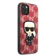 Karl Lagerfeld Monogram Ikonik Patch Case for iPhone 13 mini, Red