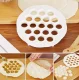 Dumpling and Pelmeni Maker Mold with 19 Holes, White