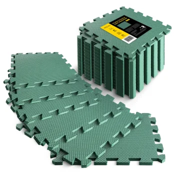 4FIZJO Protective Foam Puzzle Mat 24 pcs 30x30 cm - Military Green