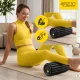 4FIZJO Grooved Massage Roller 30 x 15 cm EPP Foam Black