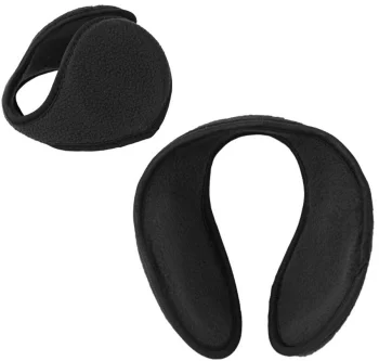 Warm Furry Winter Earmuffs Ear Warmers, Black