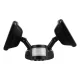 Maclean MCE524 B LED Wall Lamp with PIR Sensor, 20W, 1500lm, IP65, 4000K, Black