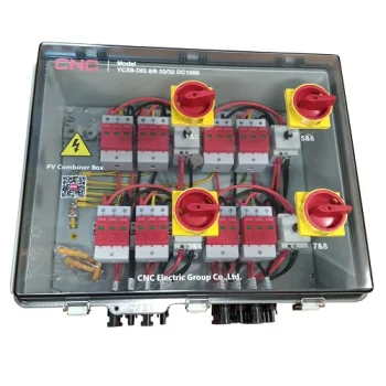 Solar PV Combiner Box DC 8-In 8-Out 1000V IP66