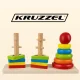 Kruzzel 19870 Wooden Sorter Toy for Kids, Multicolor