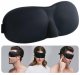 3D Sleep Mask Contoured Eye Cover for Total Blackout, Black