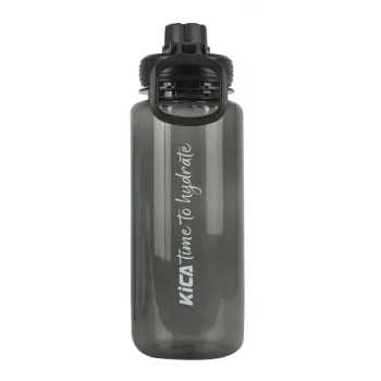 KiCA SB01 1000 ml Sports Water Bottle, Black