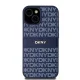 Dkny iPhone 15 / 14 / 13 Case Mono Stripe & Metal Logo, Blue