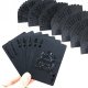 Black Waterproof Plastic Poker Playing Cards