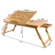 Ruhhy S23452 Bamboo Laptop Table, up to 17\"