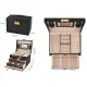 Soulima Jewelry Box with Key, Black