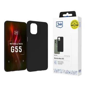 Чехол 3mk Matt Case для Motorola Moto G55 5G Black