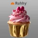 Gold Muffin and Cupcake Liners, Set of 50, Ruhhy 24376