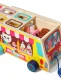 Bakalu KZ1003 Wooden Ice Cream Truck Sorter Pull-Along Toy