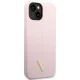 Guess Silicone Triangle Case for iPhone 14 Plus - Violet
